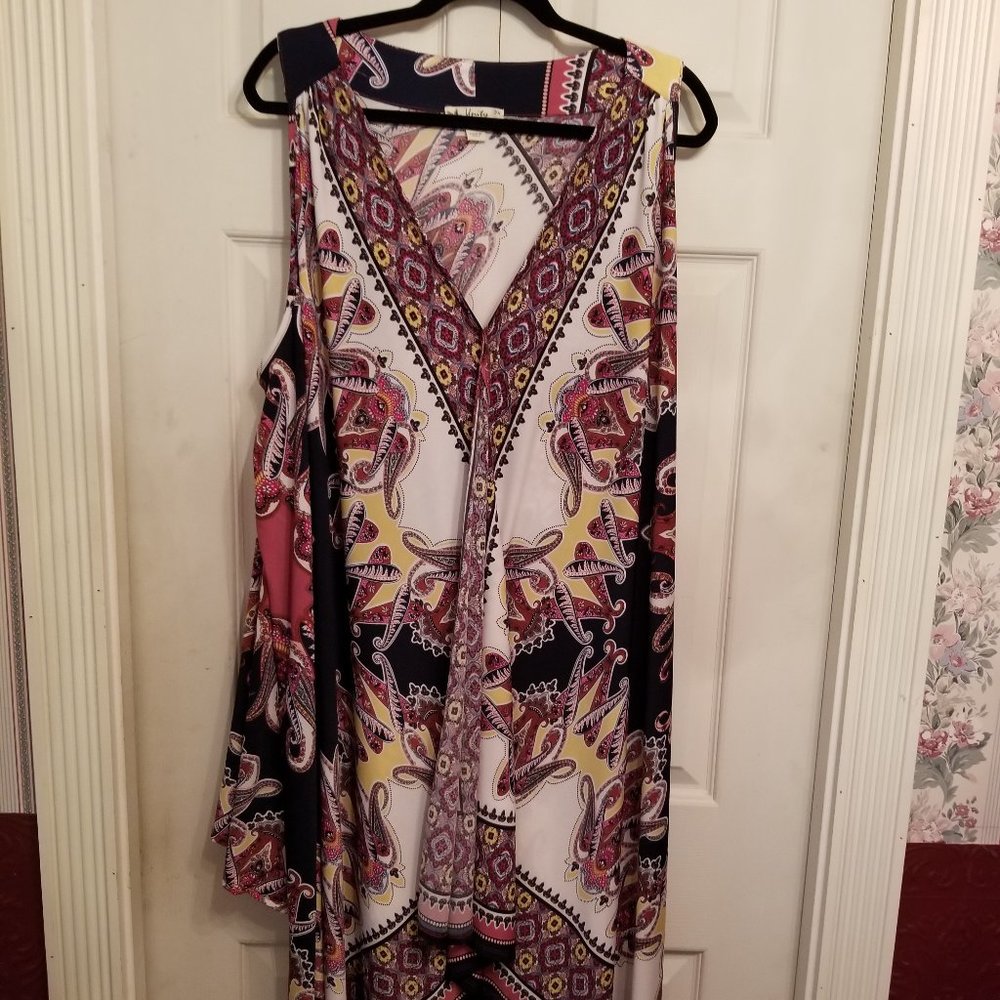 Multi Color Handkerchief style dress